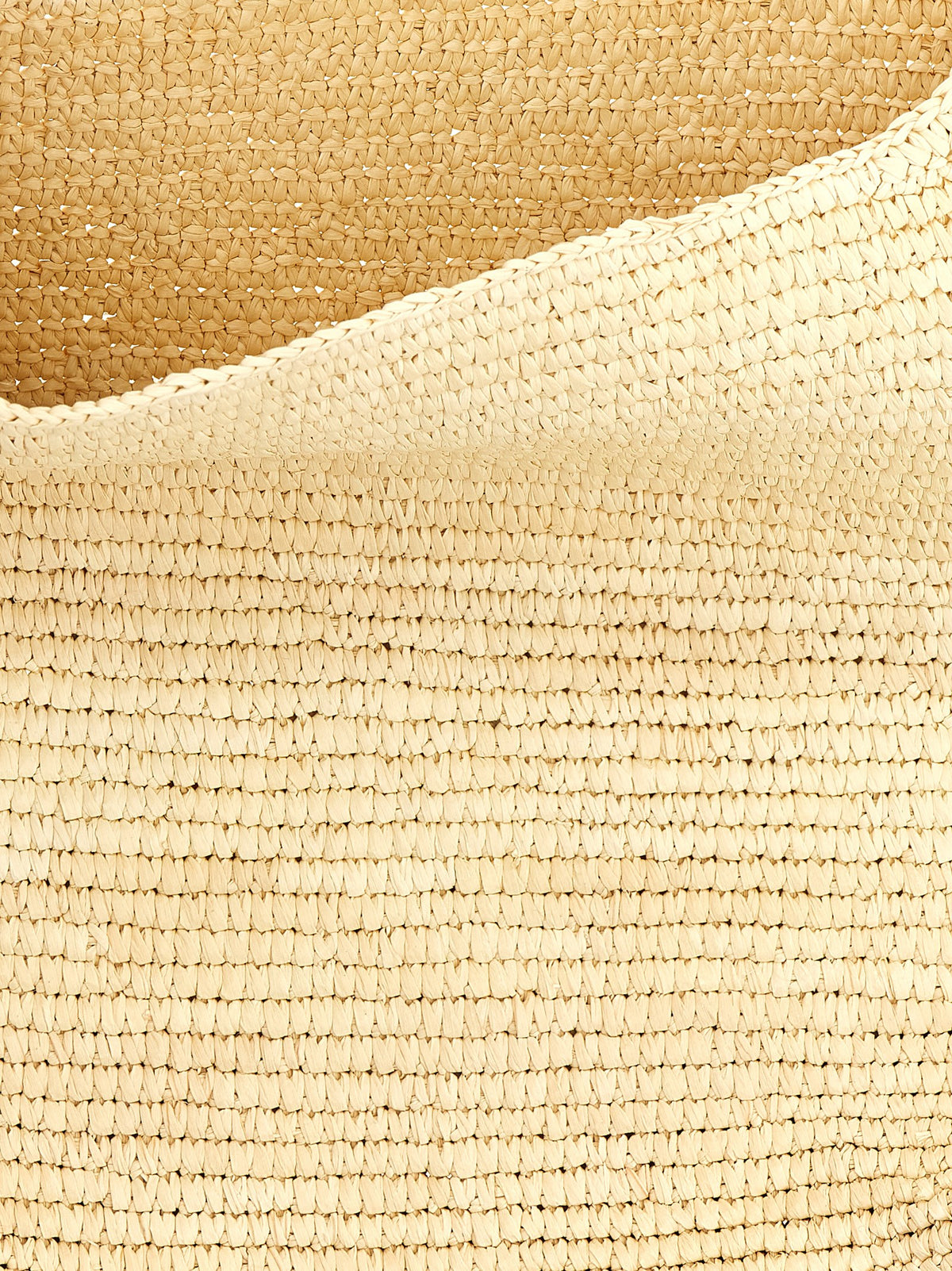 Maison Michel Cristiana Brown Raffia Shoulder Bag