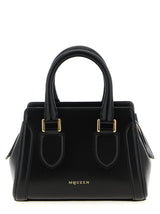 Alexander McQueen Birdee Mini Handbag in Black Calfskin