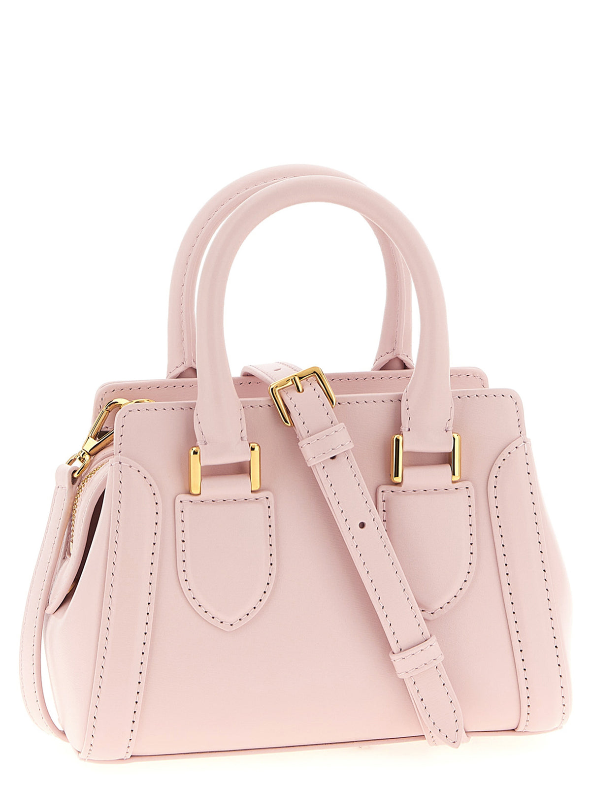 Alexander McQueen Birdee Mini Handbag in Multicolor Calfskin