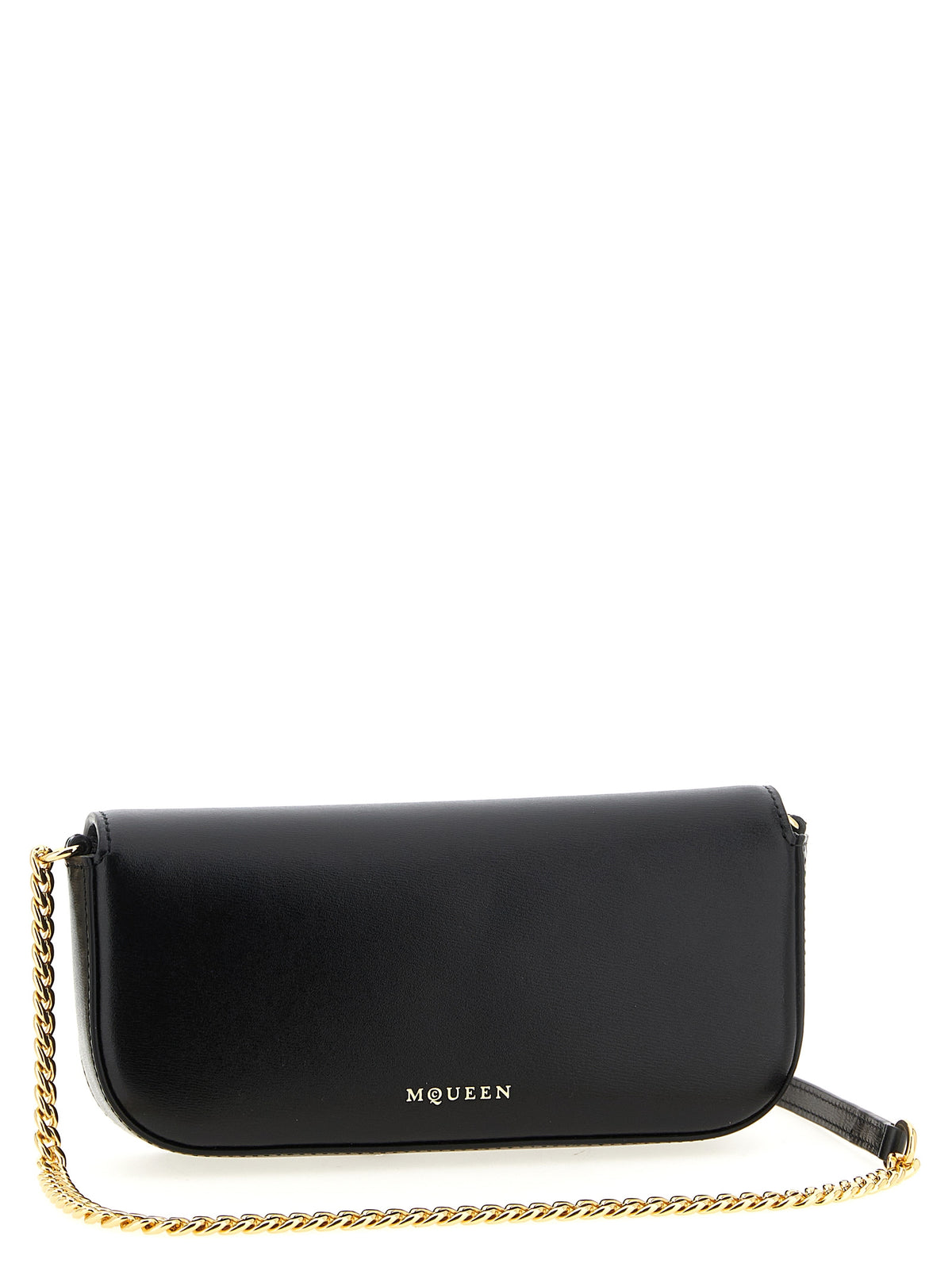 Alexander McQueen Black Calfskin Crossbody Bag - MCQUEEN Small