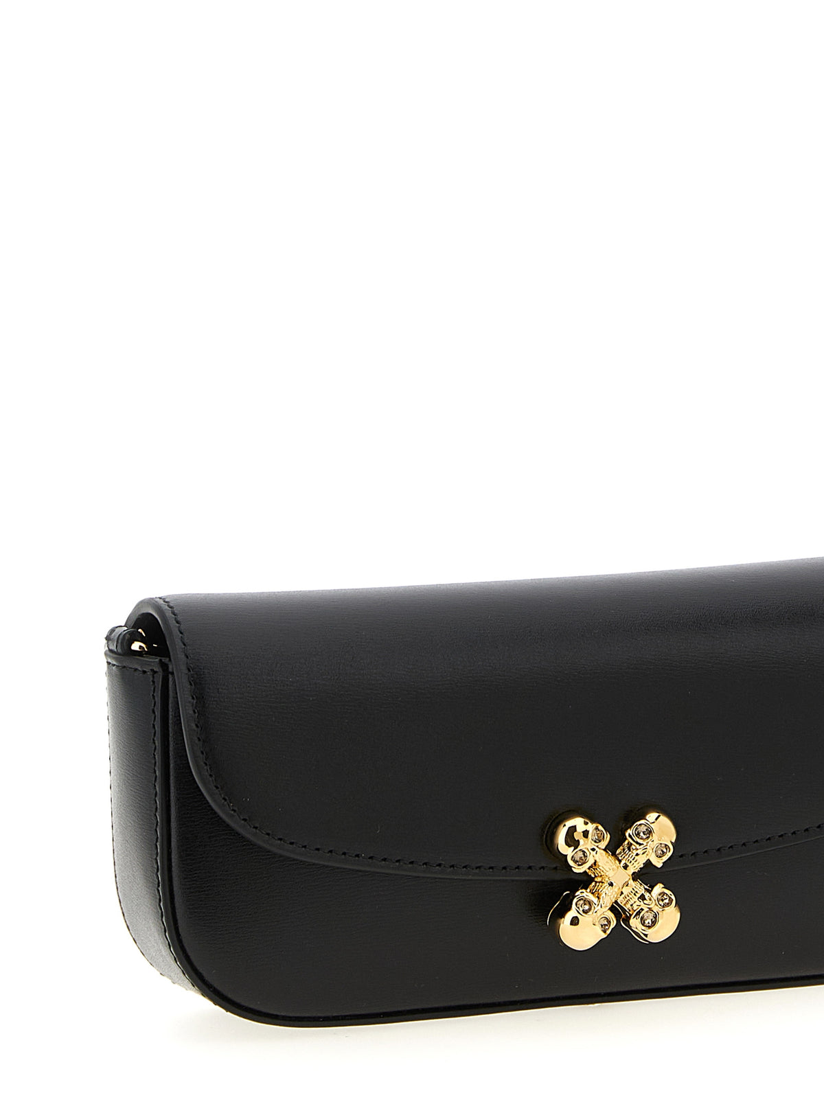 Alexander McQueen Black Calfskin Crossbody Bag - MCQUEEN Small