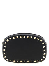 Valentino Garavani Rockstud Black Calfskin Crossbody Bag