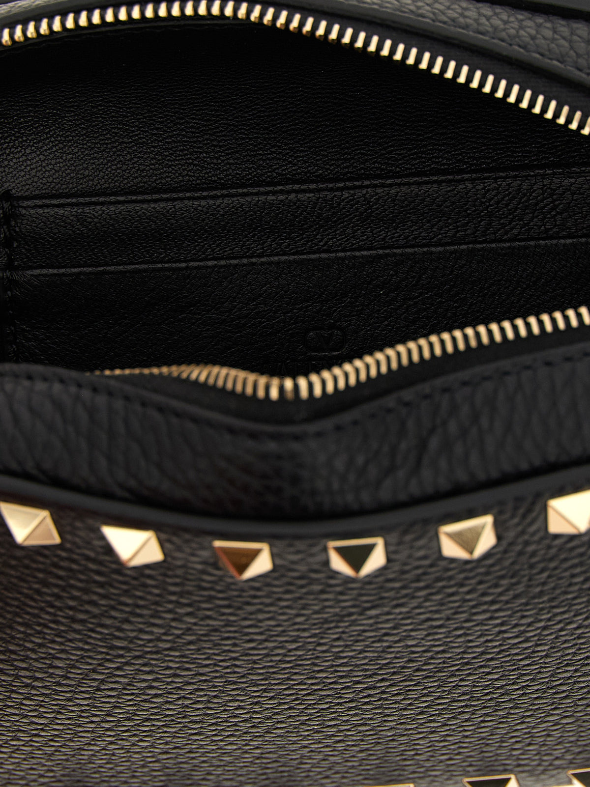 Valentino Garavani Rockstud Black Calfskin Crossbody Bag
