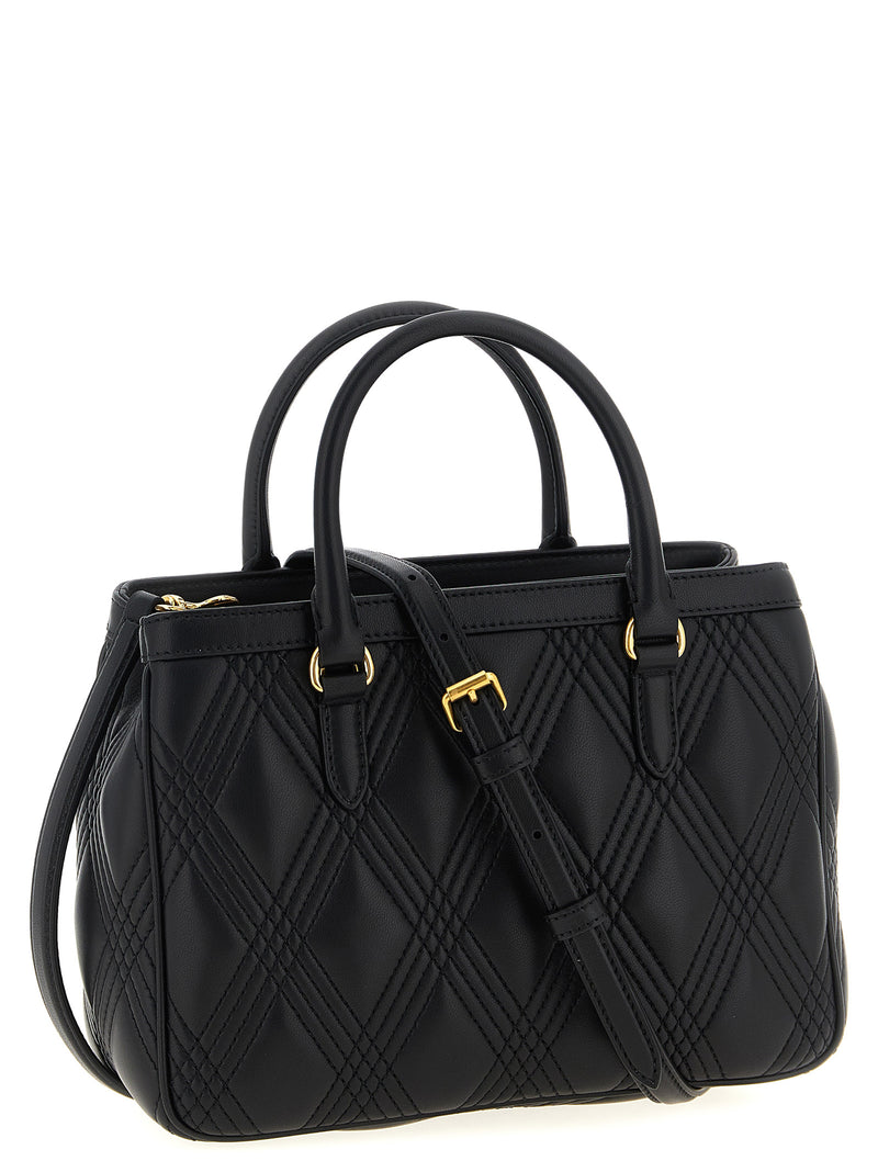 Valentino Garavani Quiltie 67 Black Lamb Leather Handbag