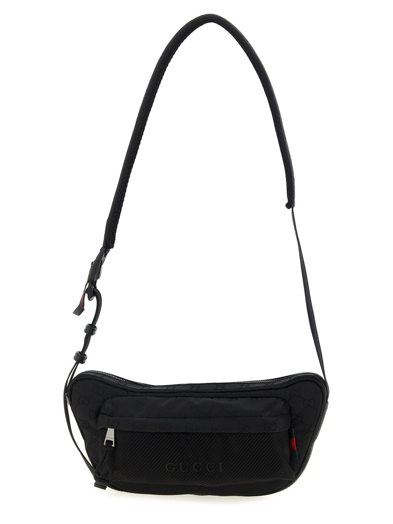 Gucci Nexus GG Black Polyester Crossbody Bag