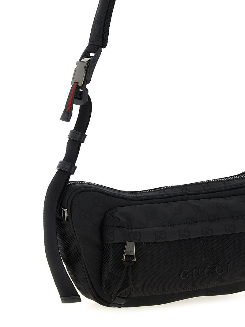 Gucci Nexus GG Black Polyester Crossbody Bag