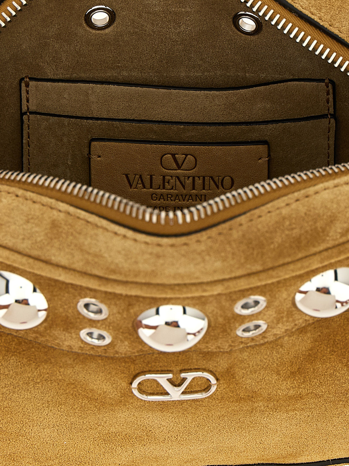 Valentino Garavani Nellcôte Beige Cowhide Crossbody Bag