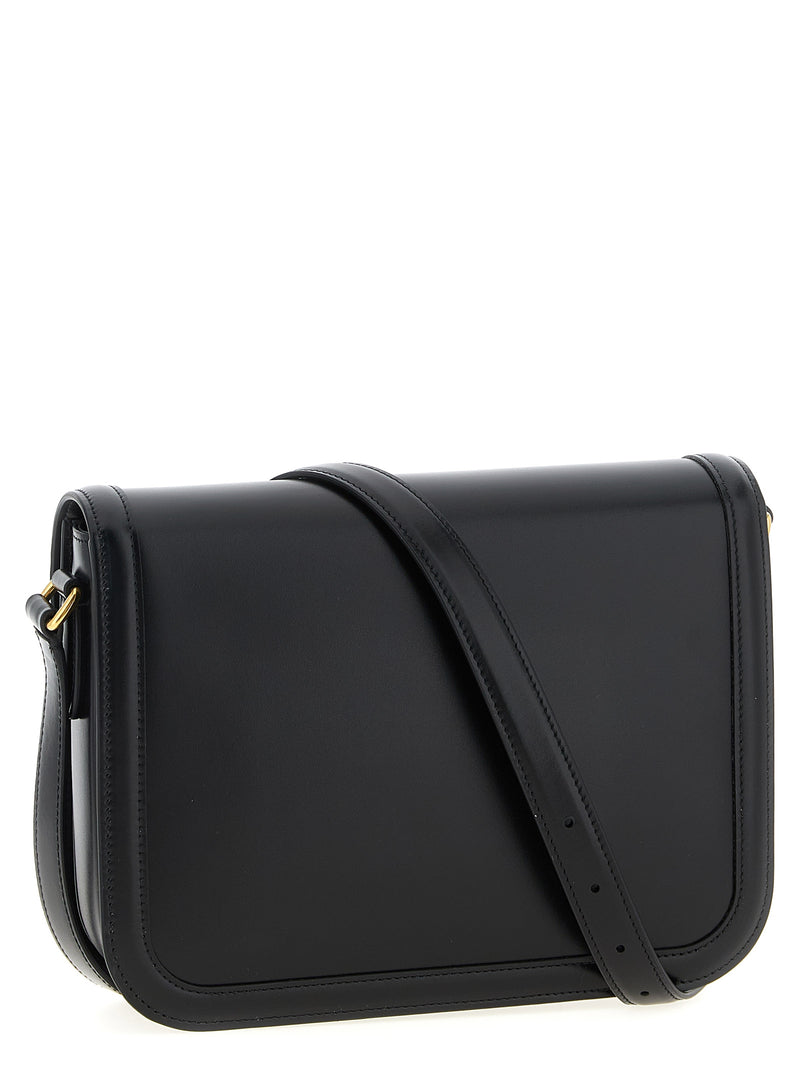 Valentino Garavani Black Calfskin Shoulder Bag - 9TO5 Collection