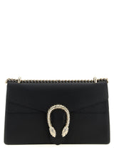 Gucci Dionysus Medium Black Calfskin Shoulder Bag