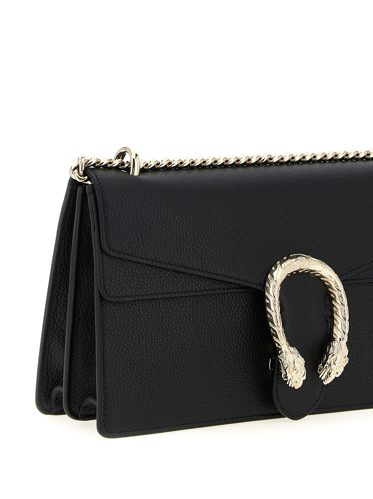 Gucci Dionysus Medium Black Calfskin Shoulder Bag