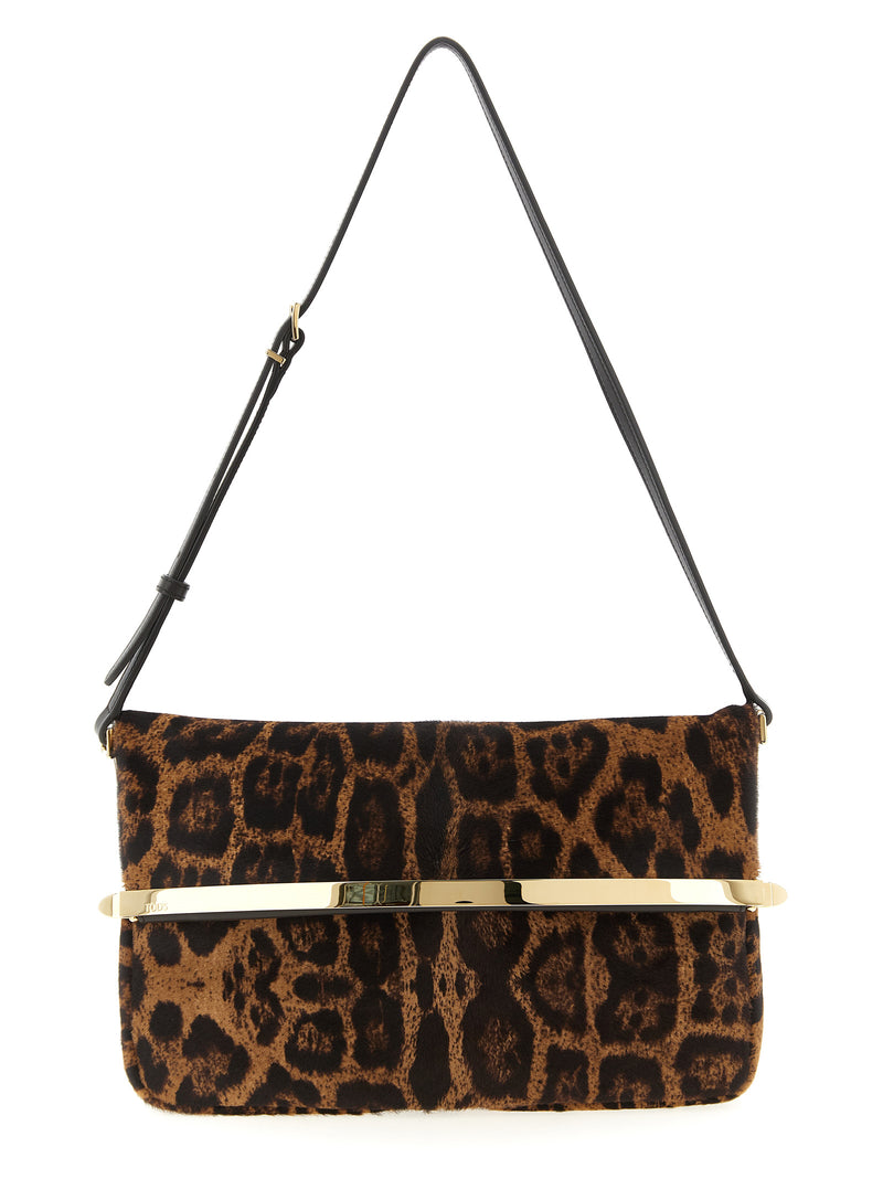 Tod's Brown Calfskin Shoulder Bag - Elegant Italian Design