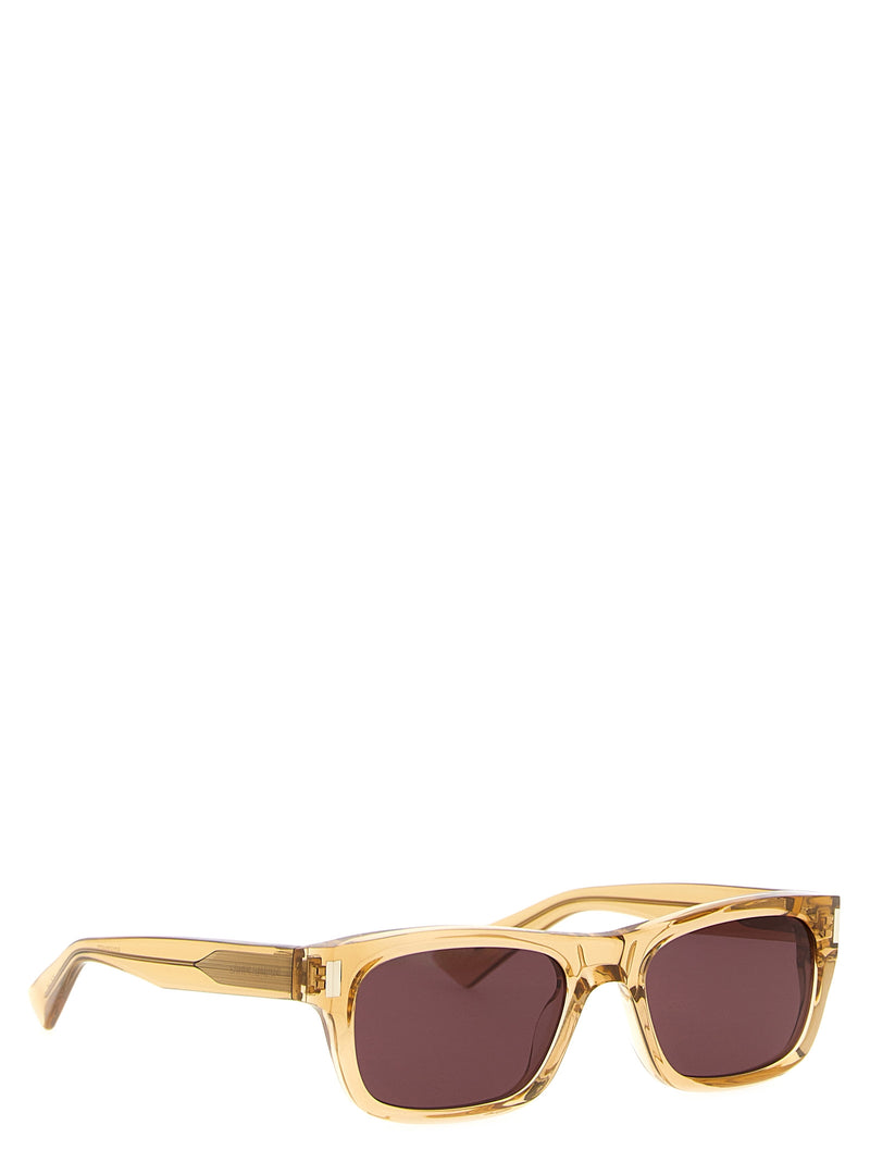 Saint Laurent SL 83 Beige Acetate Sunglasses