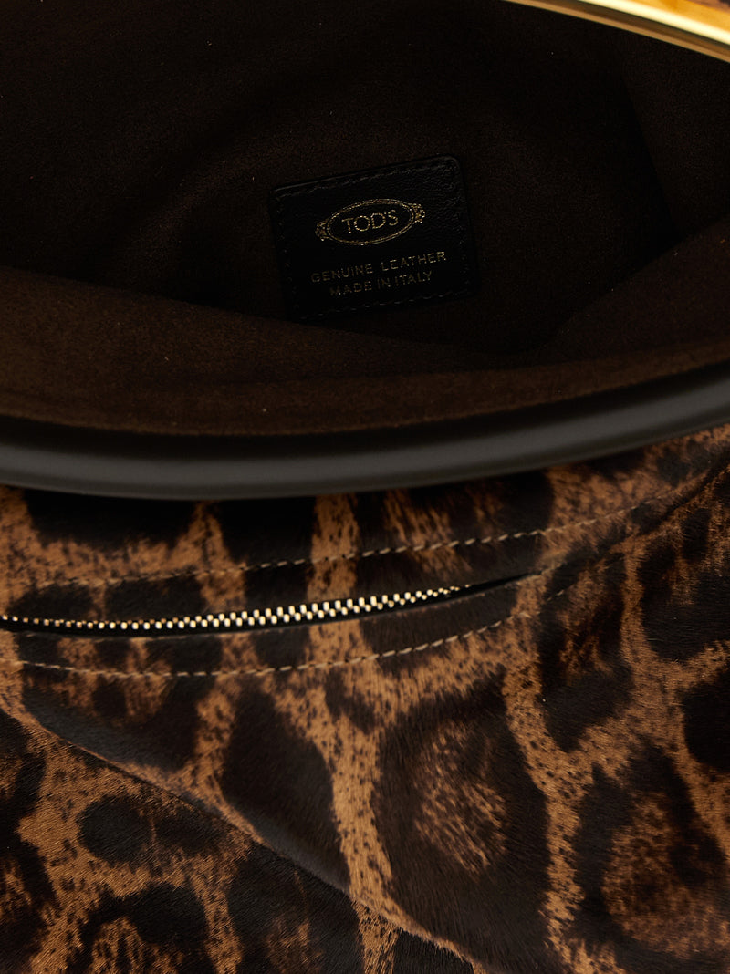 Tod's Brown Calfskin Shoulder Bag - Elegant Italian Design