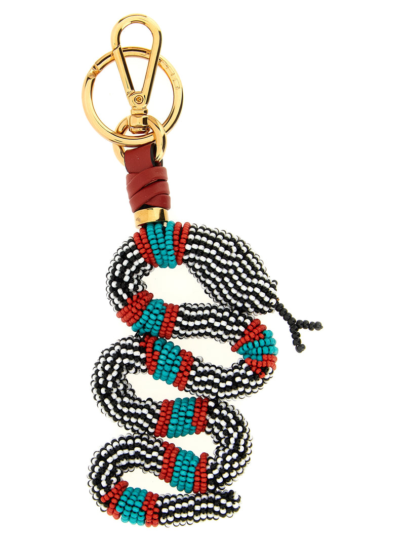 Etro Multicolor Glass Keychain - Elegant and Bold Accessory