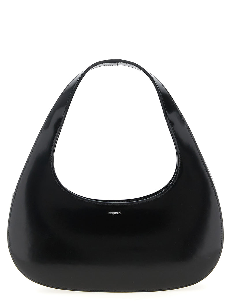 Coperni Black Cowhide Handbag - Elegant Matte Leather Design