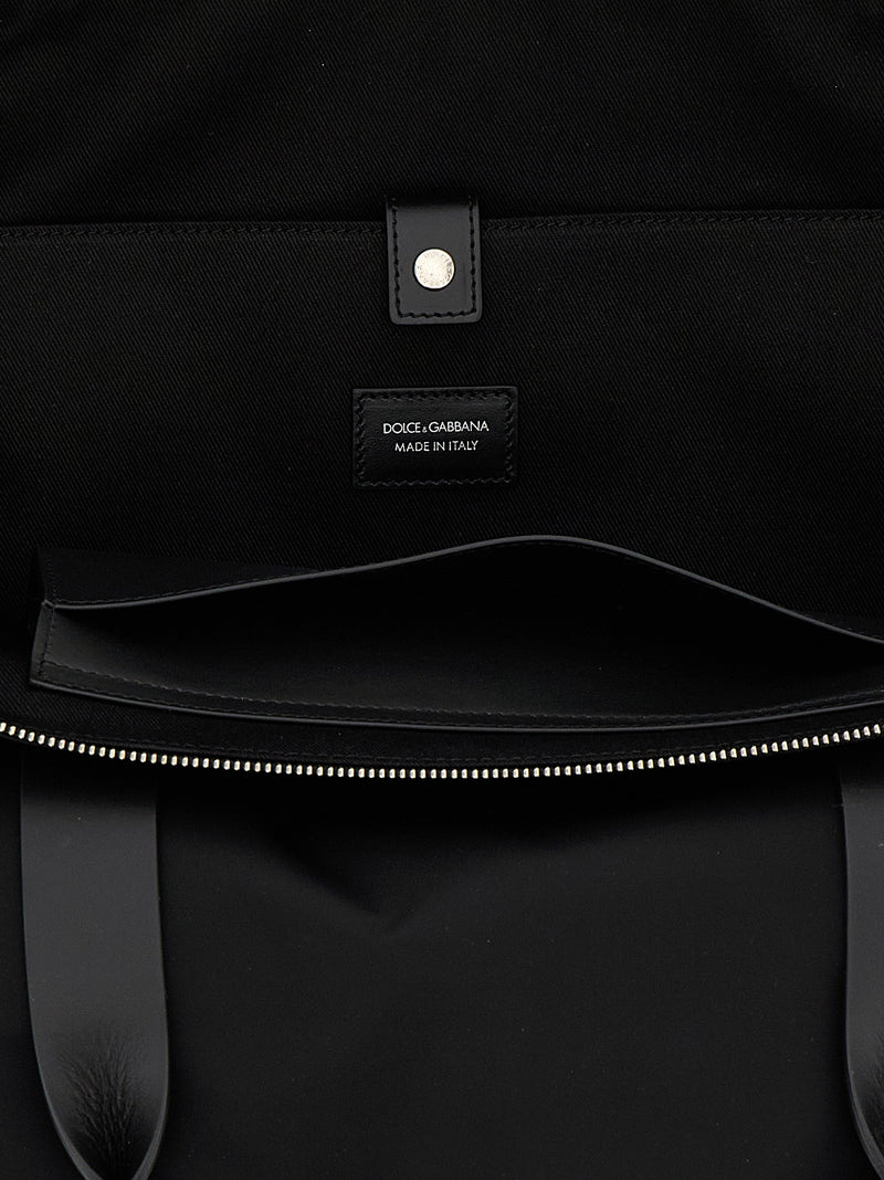 Dolce & Gabbana Black Polyamide Tote Bag - Stylish & Practical