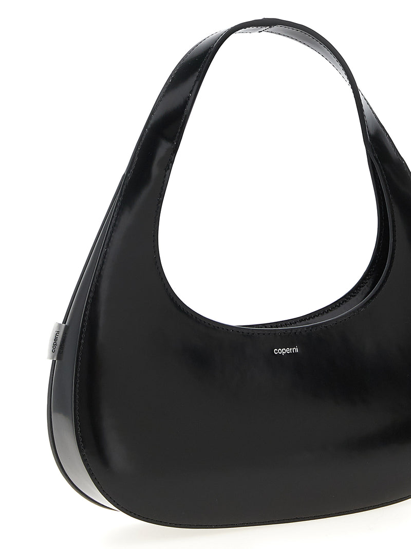Coperni Black Cowhide Handbag - Elegant Matte Leather Design