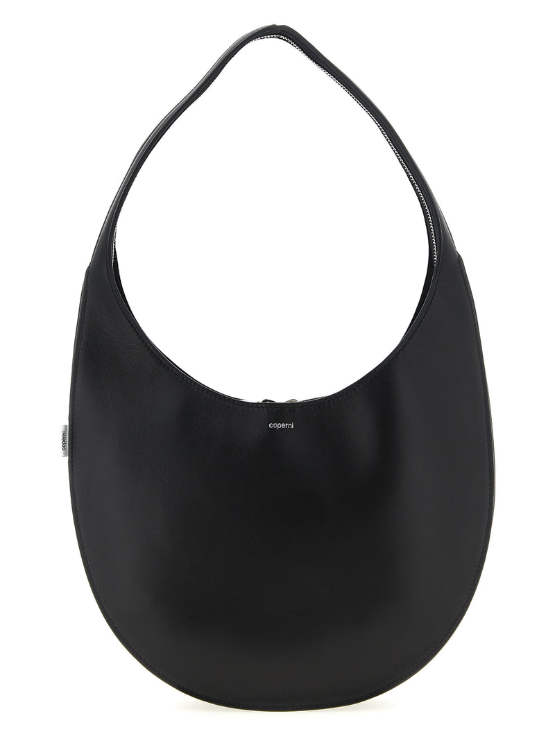 Coperni Medium ‘Soft Swipe’ Black Cowhide Shoulder Bag