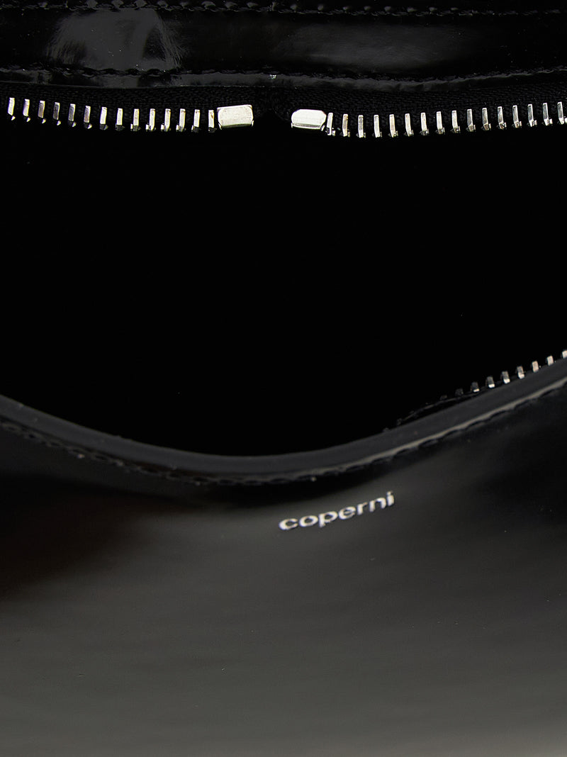 Coperni Black Cowhide Handbag - Elegant Matte Leather Design