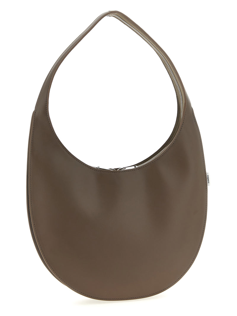 Coperni Medium ‘Soft Swipe’ Brown Cowhide Shoulder Bag