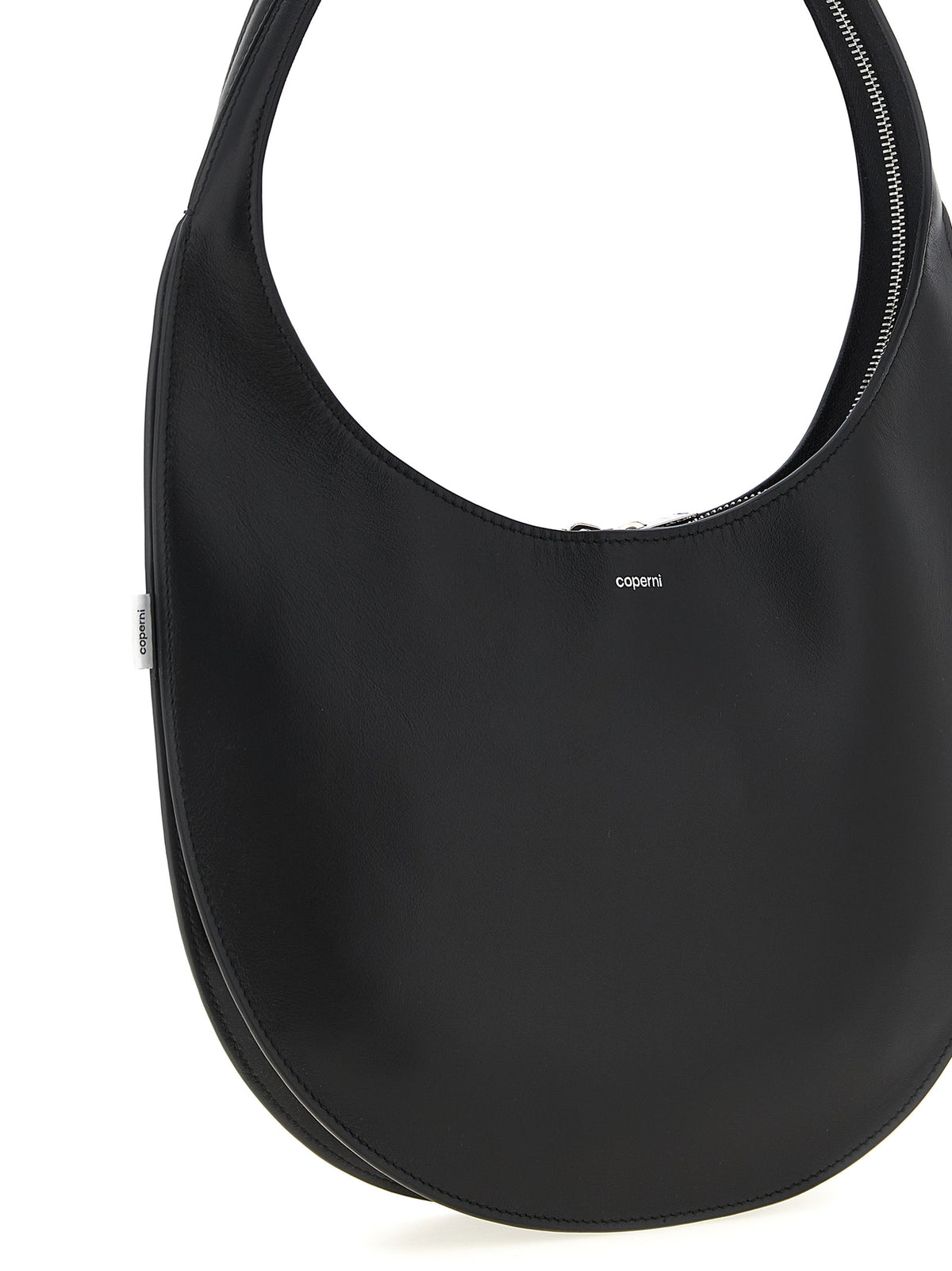 Coperni Medium ‘Soft Swipe’ Black Cowhide Shoulder Bag