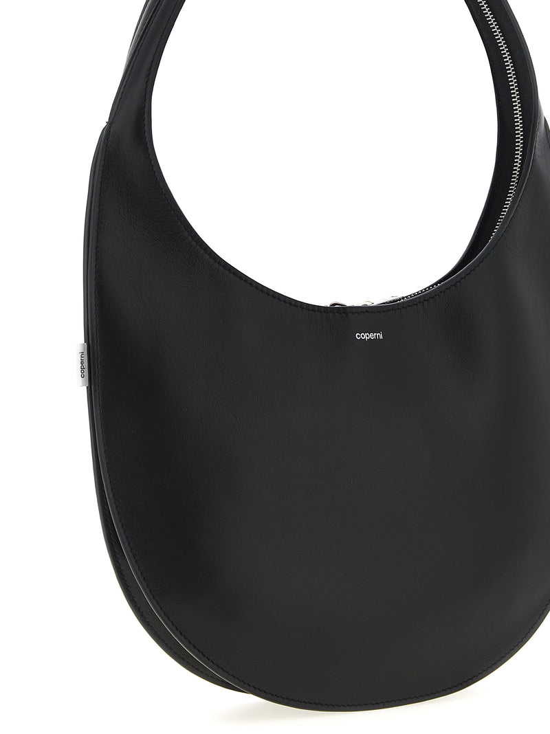 Coperni Medium ‘Soft Swipe’ Black Cowhide Shoulder Bag