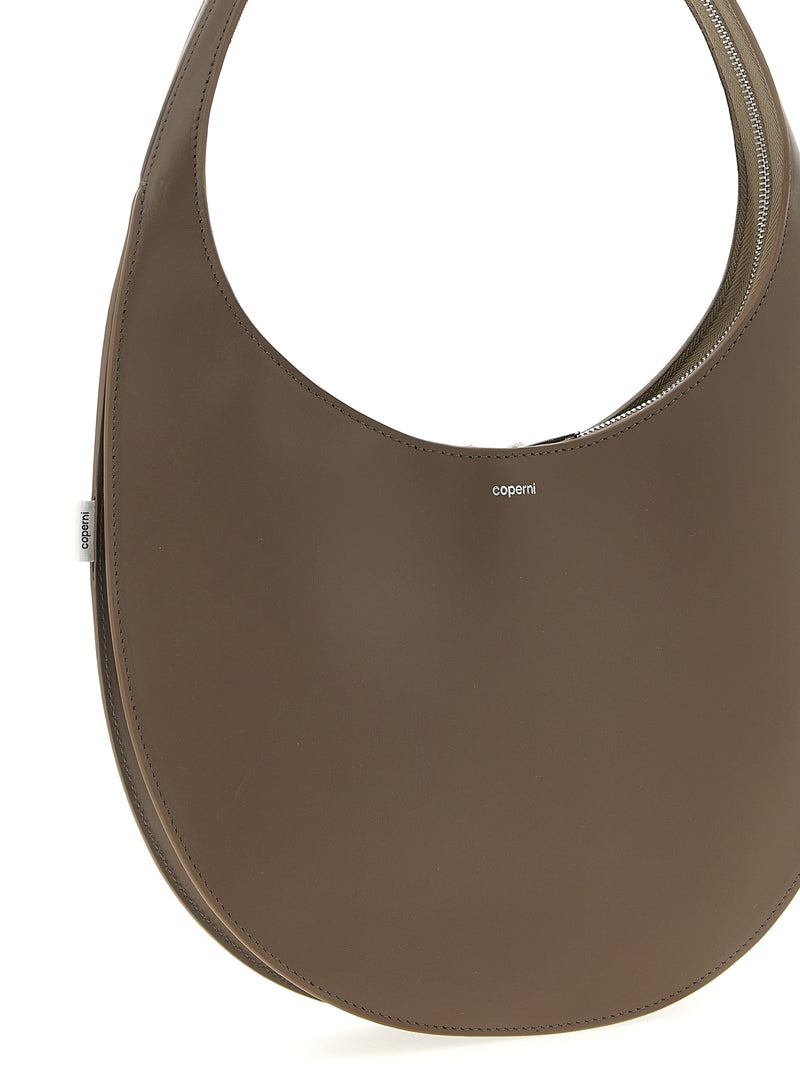 Coperni Medium ‘Soft Swipe’ Brown Cowhide Shoulder Bag