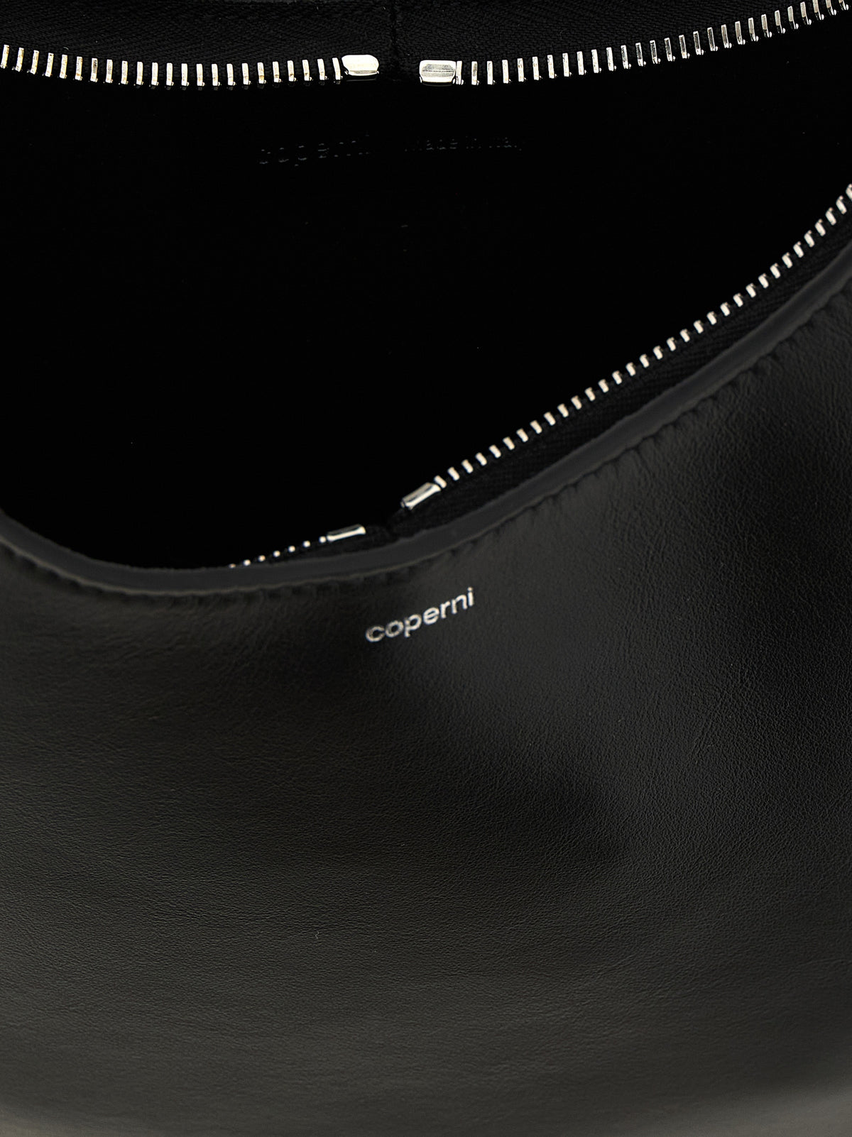 Coperni Medium ‘Soft Swipe’ Black Cowhide Shoulder Bag