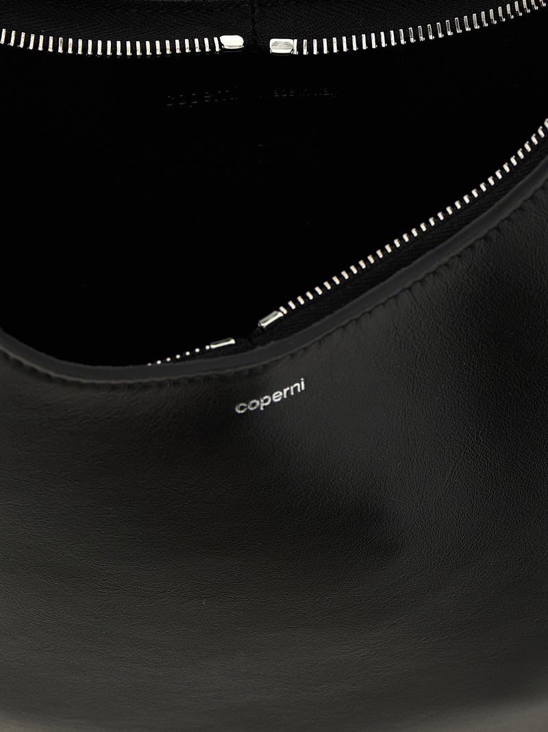 Coperni Medium ‘Soft Swipe’ Black Cowhide Shoulder Bag