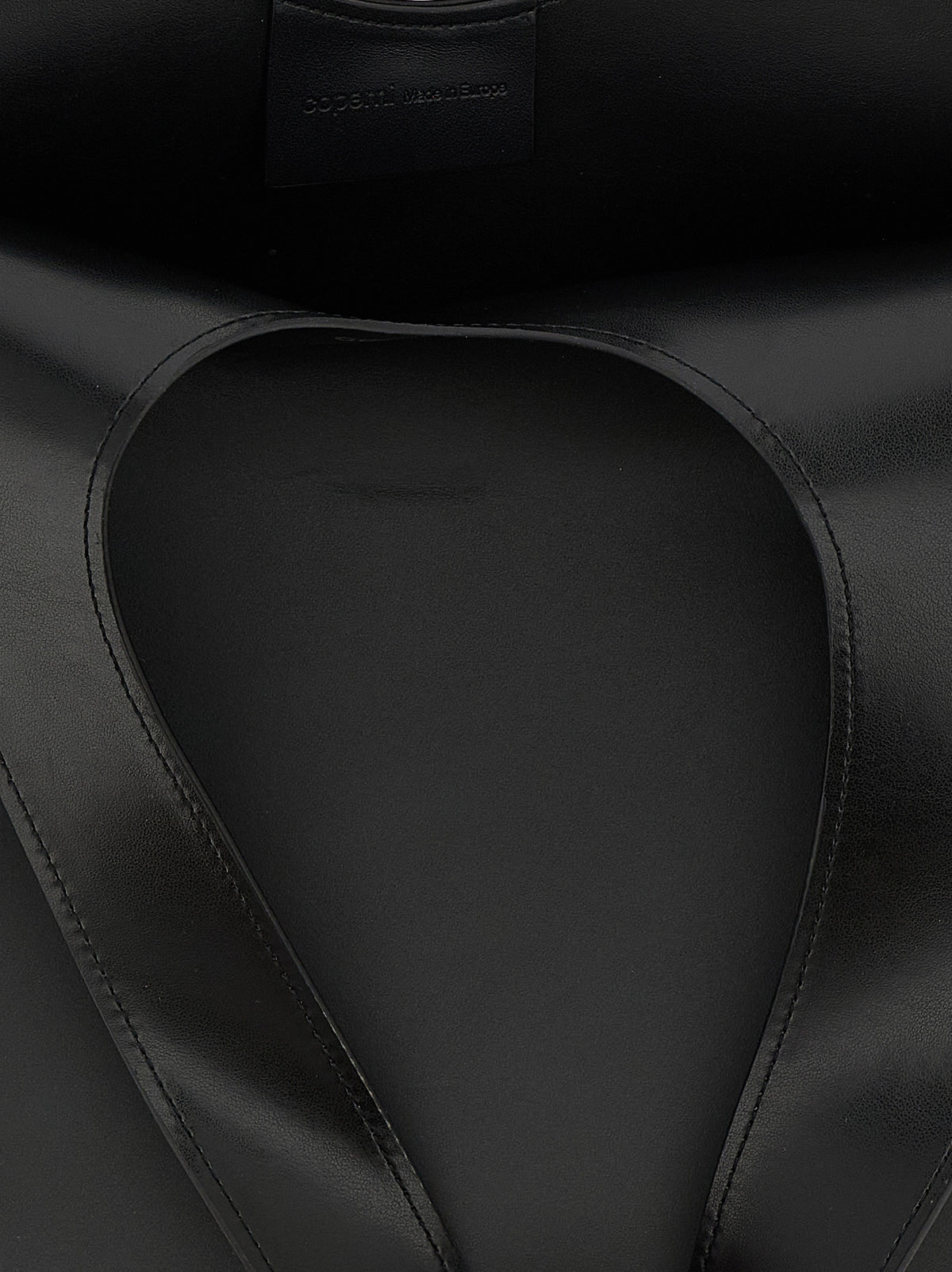 Coperni Heart Black Cowhide Shoulder Bag