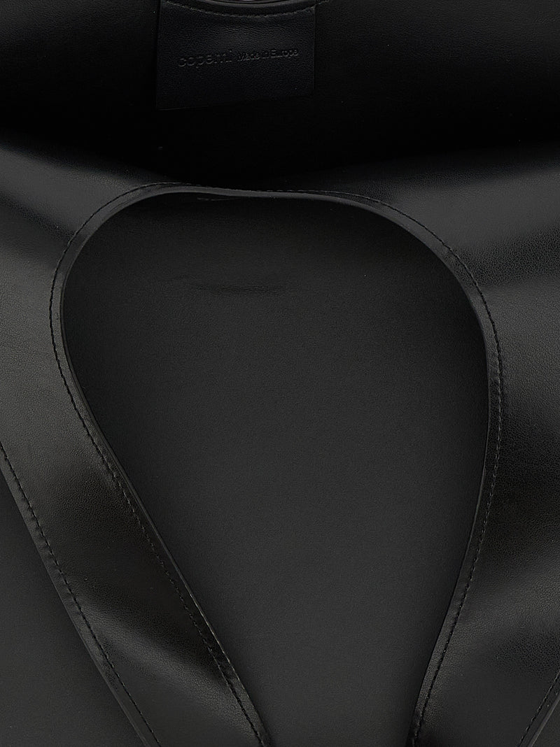 Coperni Heart Black Cowhide Shoulder Bag