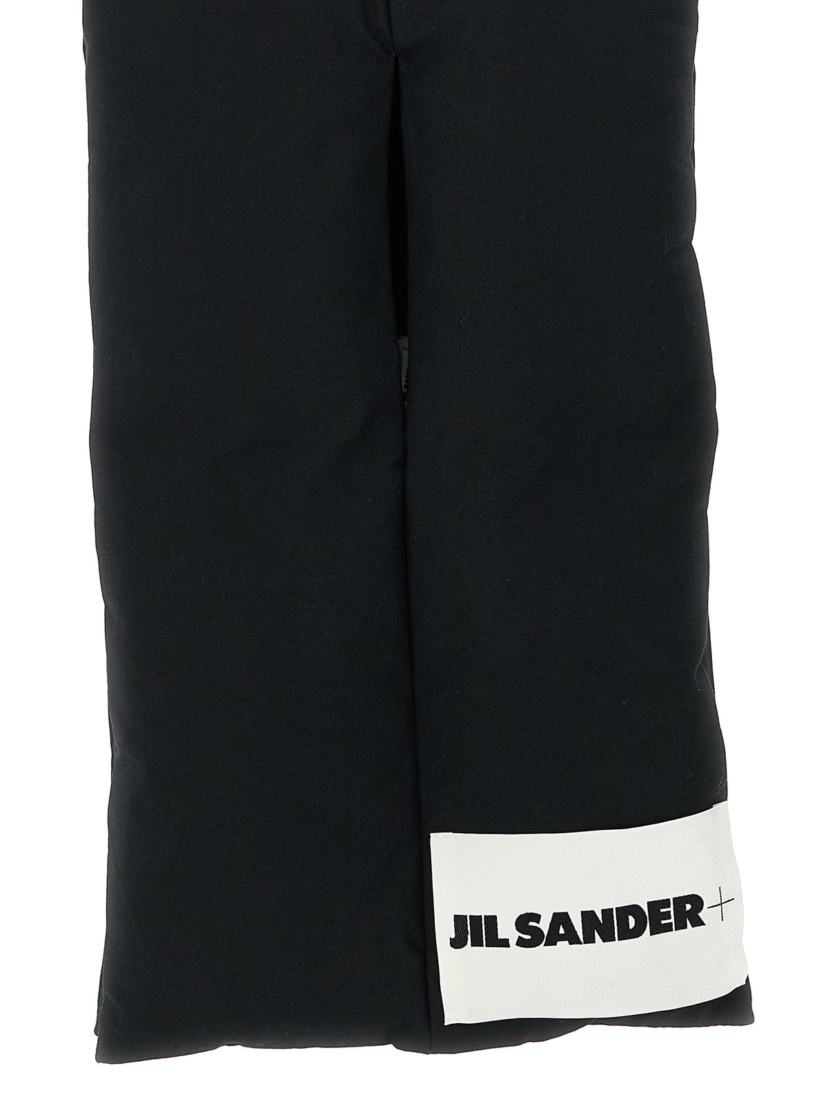 Jil Sander Black Cotton Foulard - Stylish Winter Accessory