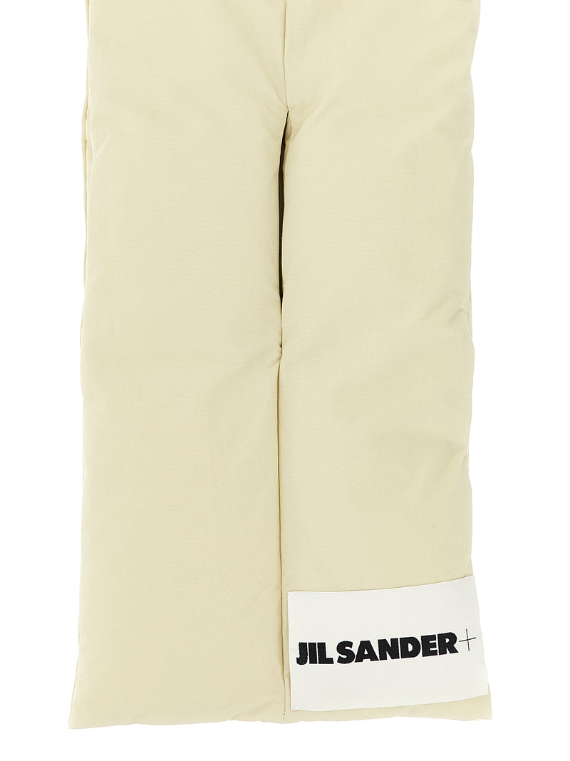 Jil Sander Beige Cotton Foulard - Iconic Accessory