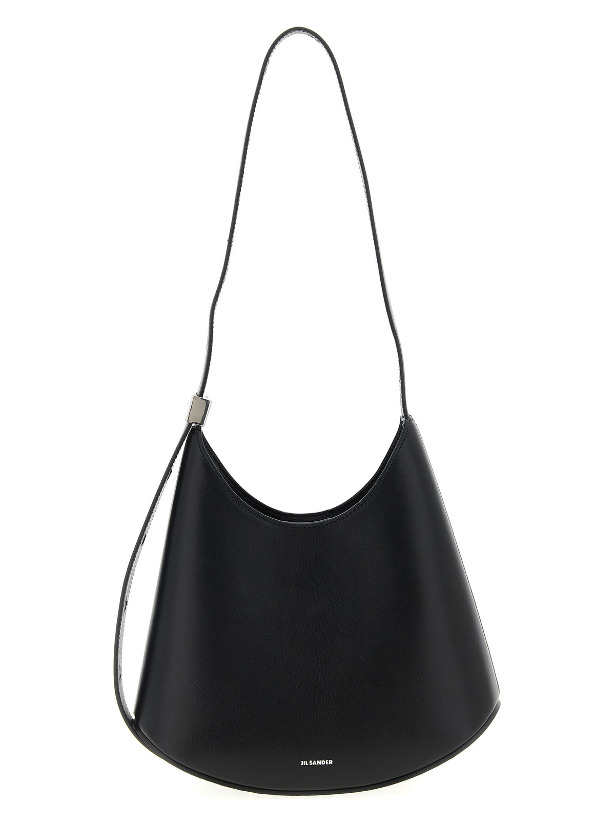 Jil Sander Eldorado Black Bovine Leather Shoulder Bag