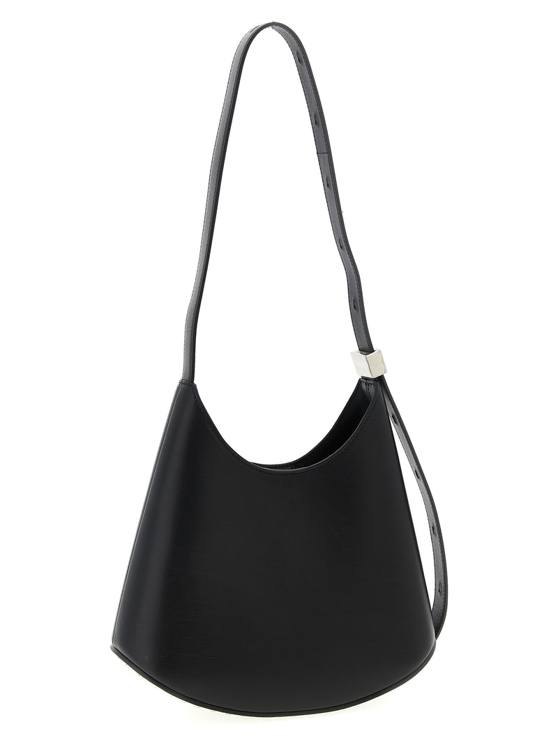 Jil Sander Eldorado Black Bovine Leather Shoulder Bag