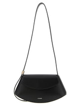 Jil Sander Eldorado Black Bovine Leather Crossbody Bag