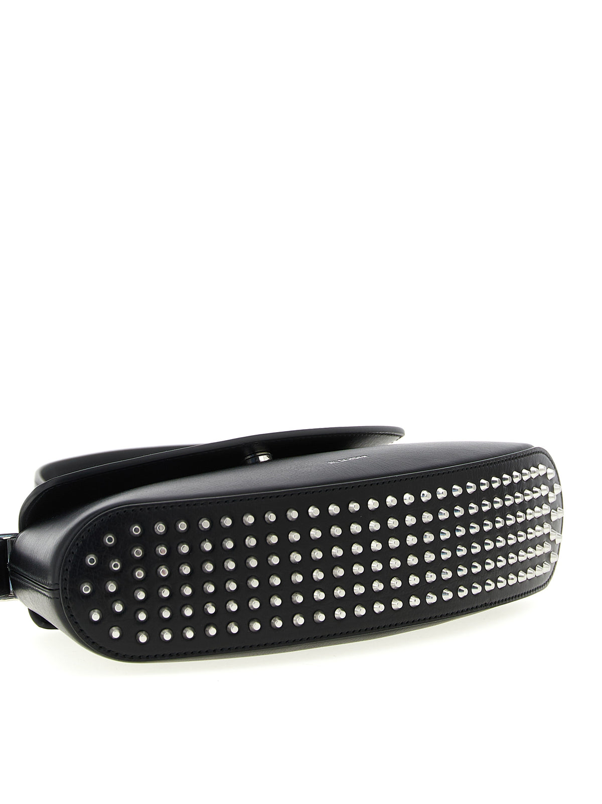 Jil Sander Eldorado Black Bovine Leather Crossbody Bag