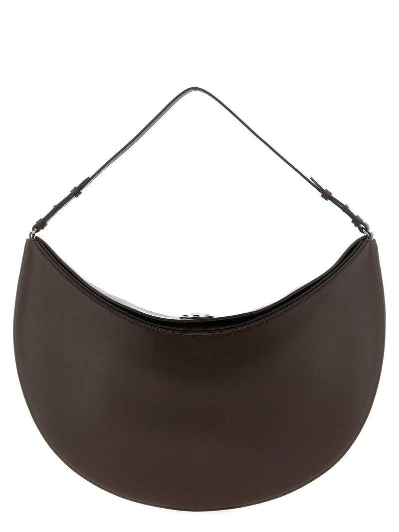 Jacquemus Le Sac Ovalo Brown Calfskin Shoulder Bag