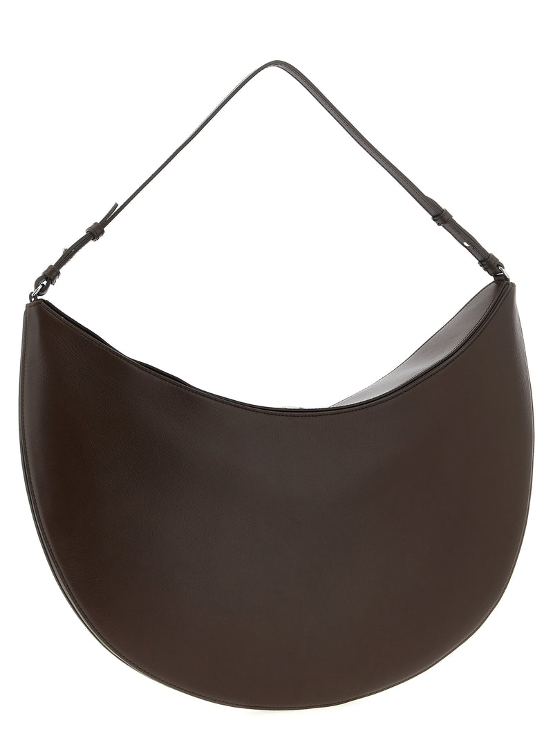 Jacquemus Le Sac Ovalo Brown Calfskin Shoulder Bag