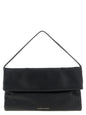 Elisabetta Franchi Black Calfskin Shoulder Bag