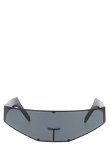 Rick Owens Cyclops Black Stainless Steel Sunglasses