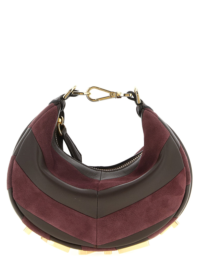 Fendi Fendigraphy Mini Multicolor Lamb Leather Handbag