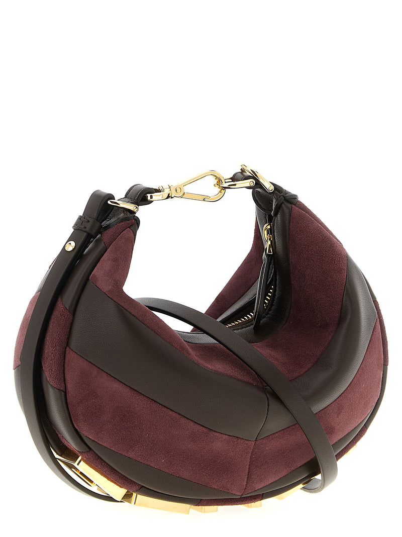 Fendi Fendigraphy Mini Multicolor Lamb Leather Handbag