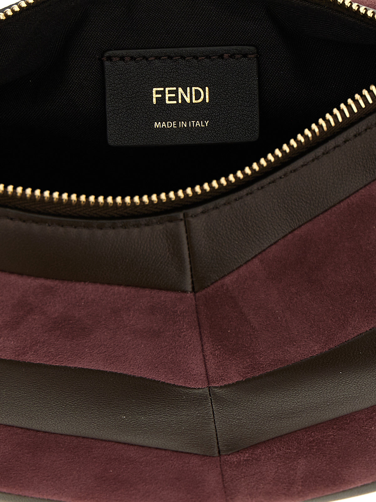 Fendi Fendigraphy Mini Multicolor Lamb Leather Handbag