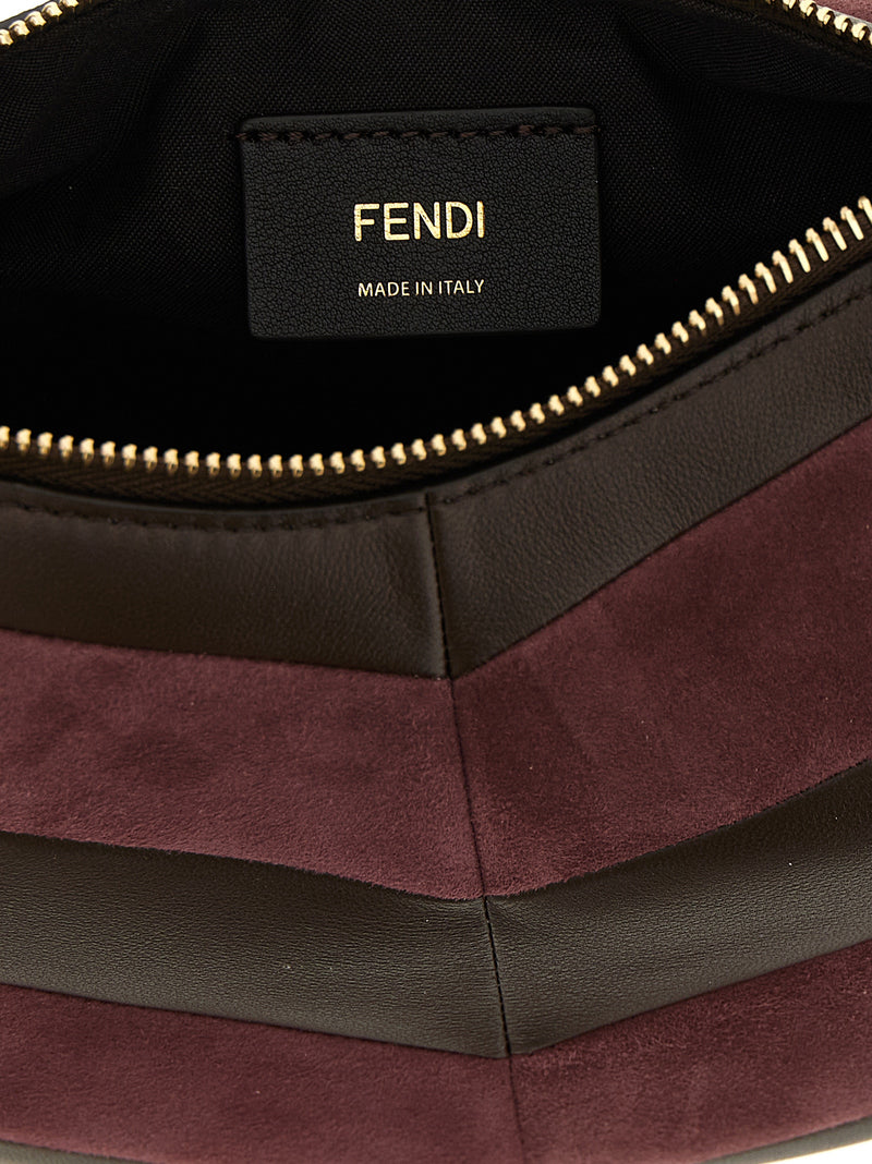 Fendi Fendigraphy Mini Multicolor Lamb Leather Handbag
