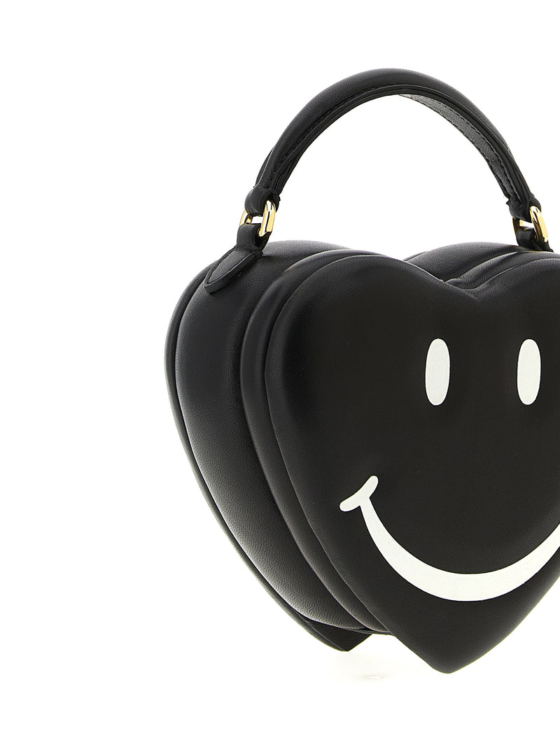 Moschino Love Me Black Polyester Handbag