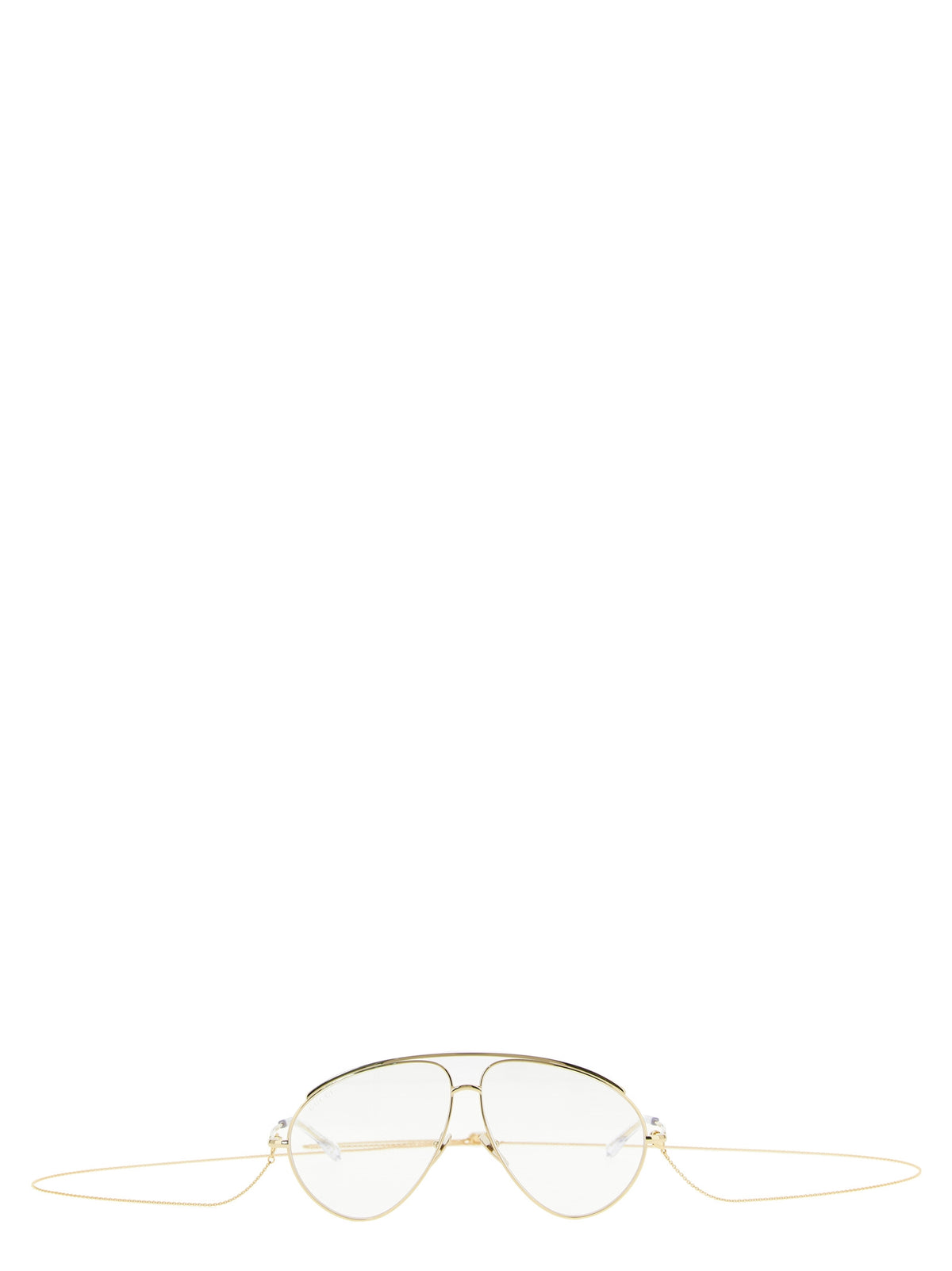 Gucci Gold Polyamide Aviator Sunglasses