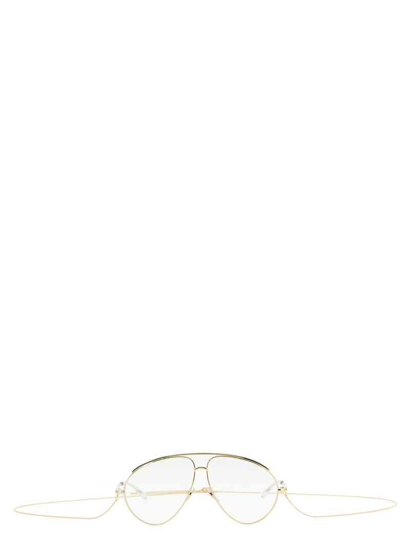 Gucci Gold Polyamide Aviator Sunglasses
