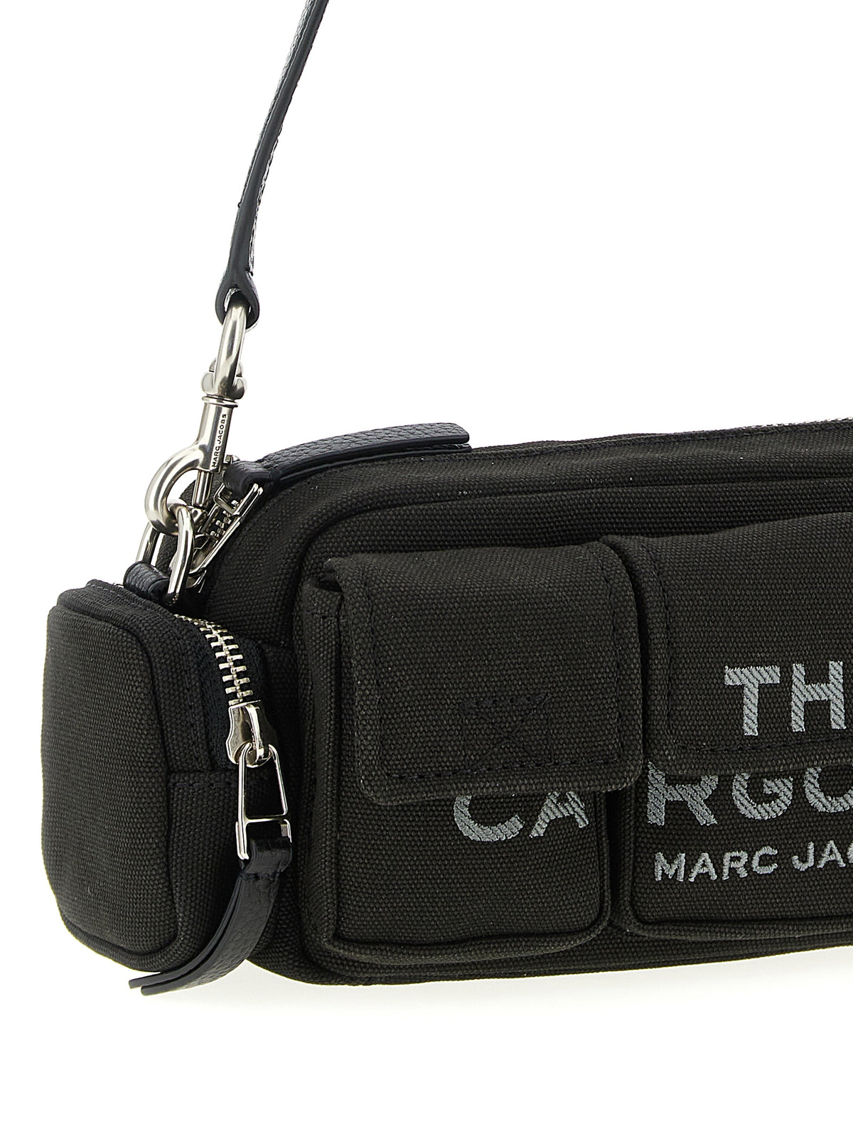 Marc Jacobs The Canvas Cargo Black Cotton Shoulder Bag
