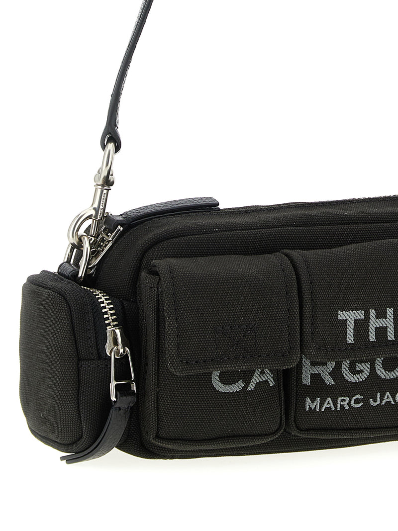 Marc Jacobs The Canvas Cargo Black Cotton Shoulder Bag